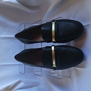 Vionic Evie Women's Orthotic Support Black Leather Loafer 8.5